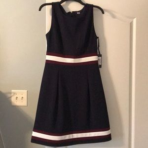 NWT, Tommy Hilfiger sleeveless navy dress, Sz 6